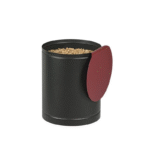 BATISS – Rangement à granulés 15 kg avec couvercle personnalisable et roulettes