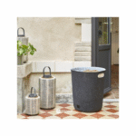 DOMO – Corbeille à granulés en feutrine (25 kg ou 10 bûches) – Image 2