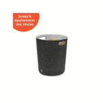 DOMO – Corbeille à granulés en feutrine (25 kg ou 10 bûches)