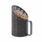 PULSE – Pelle à granulés en acier avec tamis intégré (1 kg)