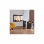 PÉTALE – Porte-bûches design élégant – Capacité 15 bûches – Image 2