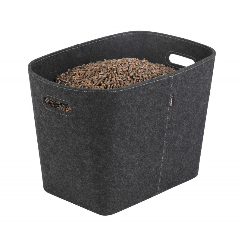 rangement-a-granules-felt FELT – Rangement à granulés ou bois en feutre (30 kg) – Image 1